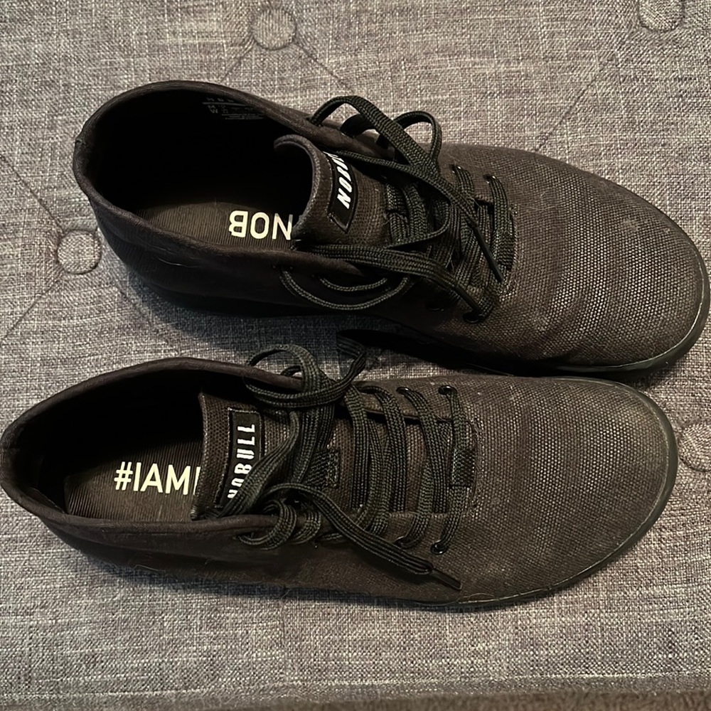 Black Ivy Canvas Mid Trainer (Mens)